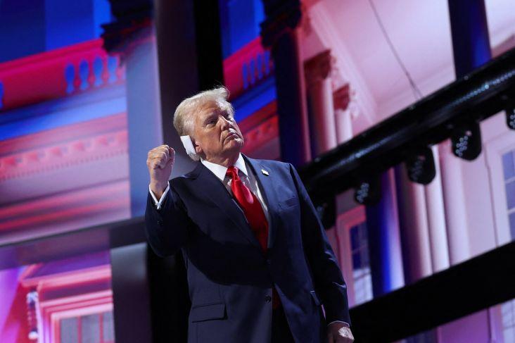 Pidato Pertama sejak Upaya Pembunuhan, Trump Janji Perjuangkan Persatuan
