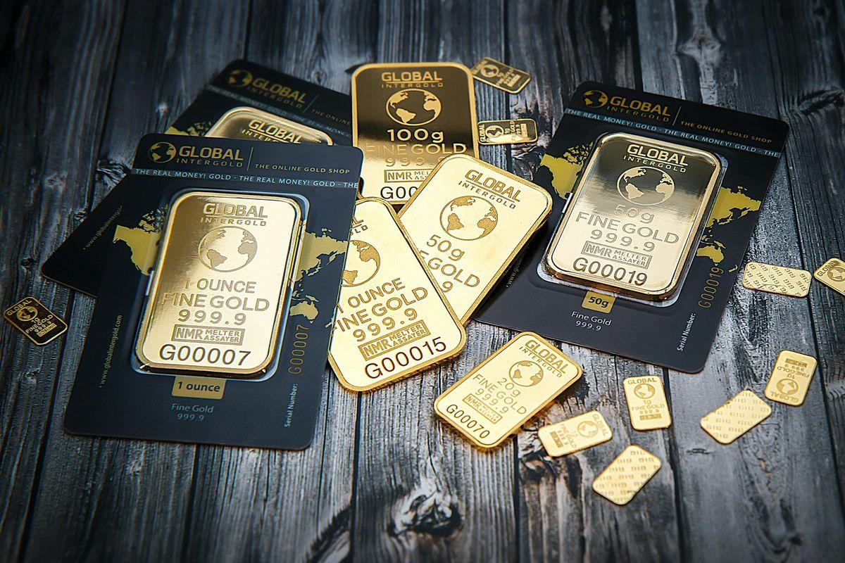 Ilustrasi harga emas.