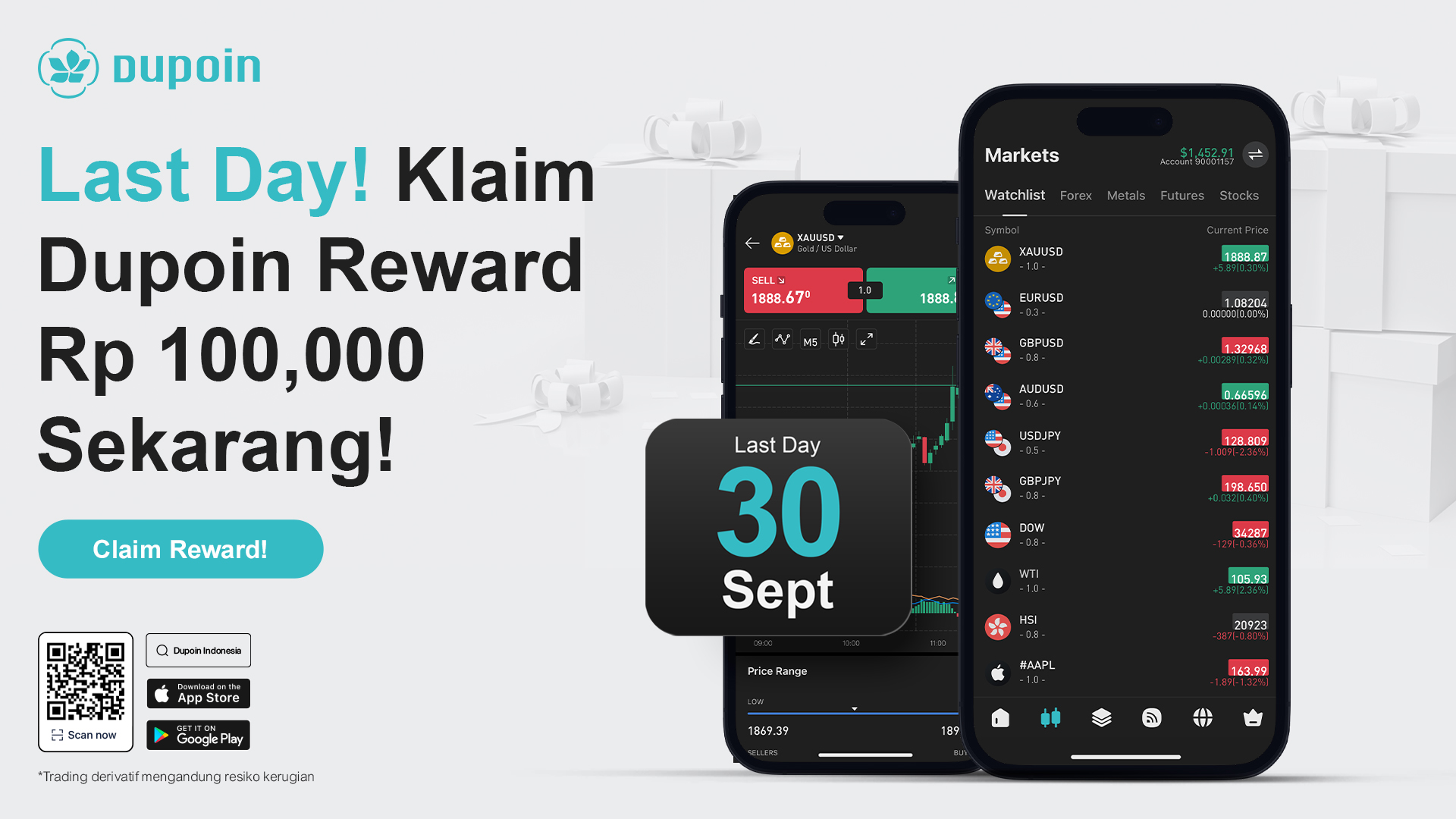 Hari Terakhir Promosi Dupoin Reward! Klaim Bonus Rp 100,000 Sekarang!