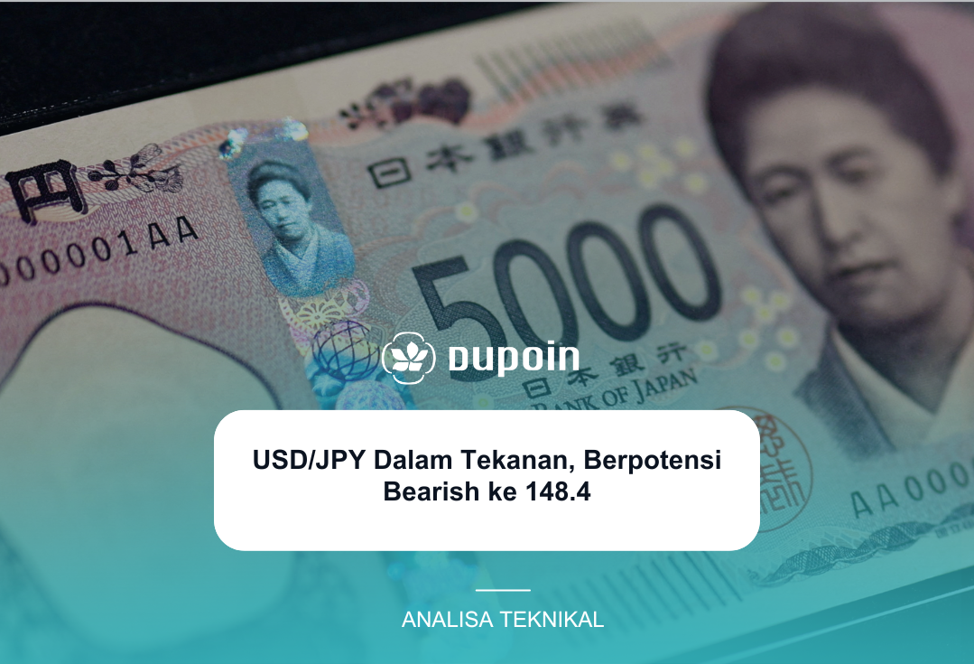 USDJPY Dalam Tekanan Berpotensi Bearish ke 148.4