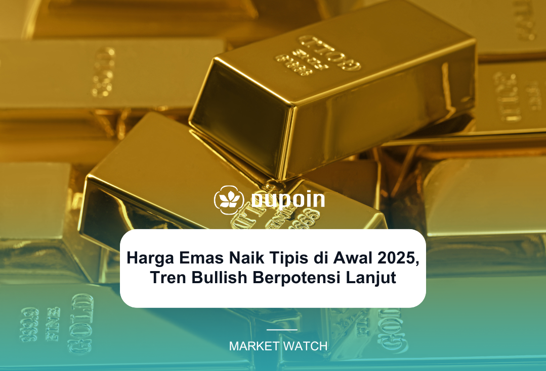 Harga Emas Naik Tipis di Awal 2025, Tren Bullish Berpotensi Lanjut