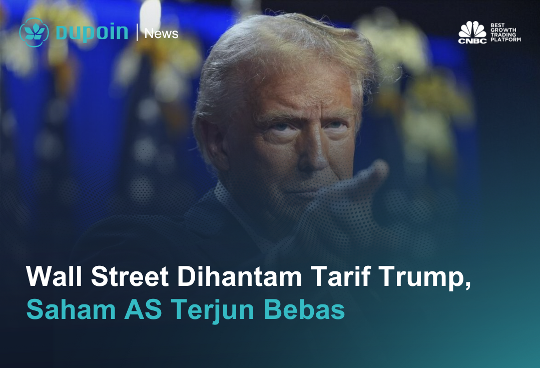 Wall Street Dihantam Tarif Trump, Saham AS Terjun Bebas 