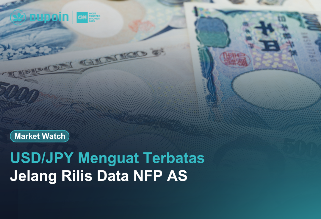 USDJPY Menguat Terbatas Jelang Data NFP AS