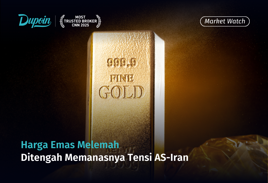 Harga Emas Melemah Ditengah Memanasnya Tensi AS-Iran
