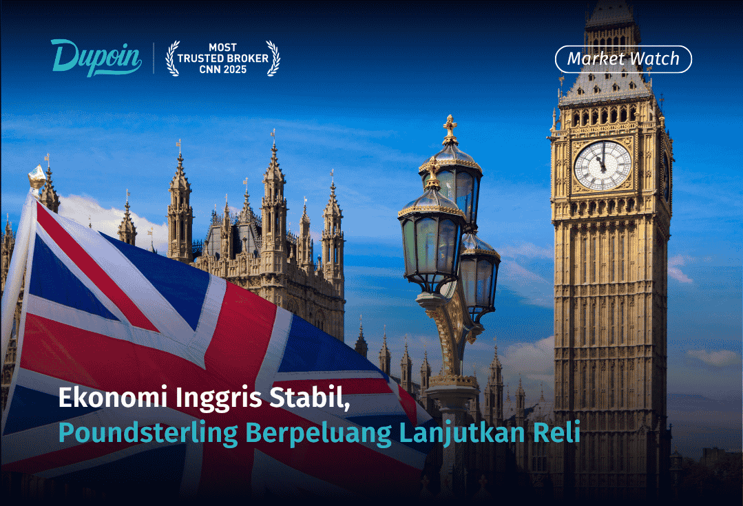 Ekonomi Inggris Stabil, Poundsterling Berpeluang Lanjutkan Reli