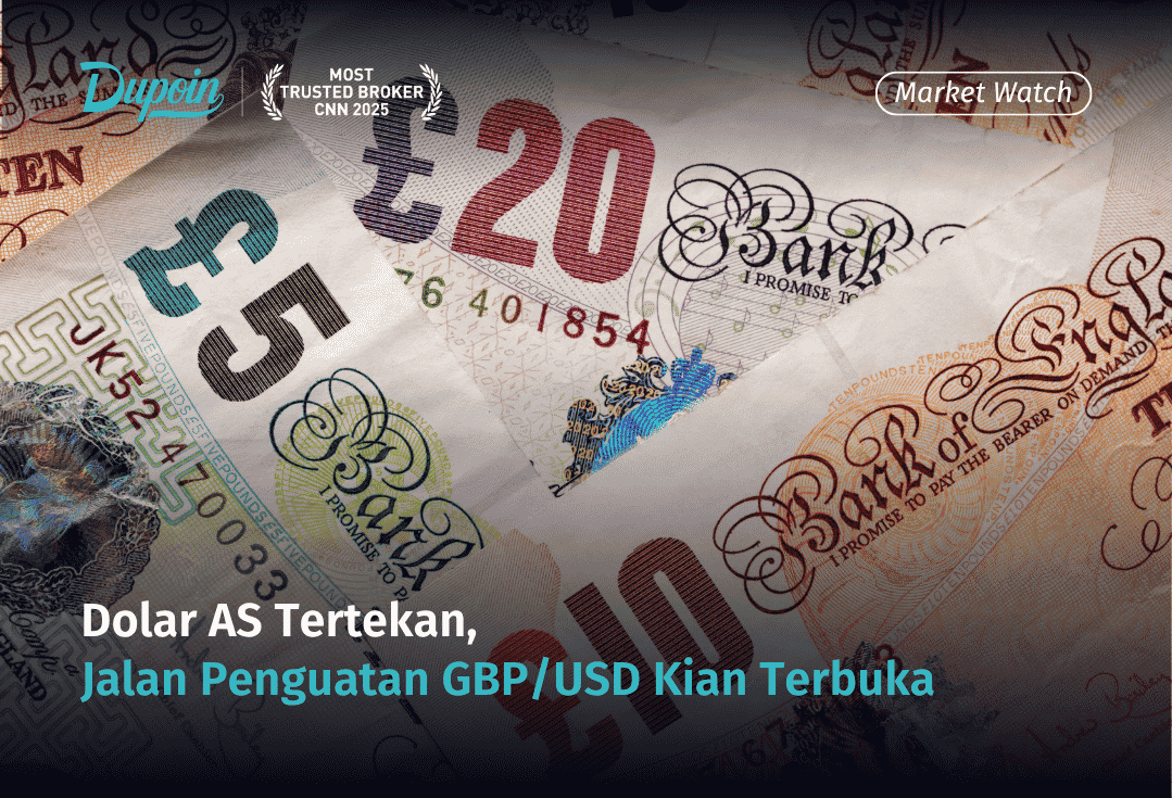 Dolar AS Tertekan, Jalan Penguatan GBPUSD Kian Terbuka